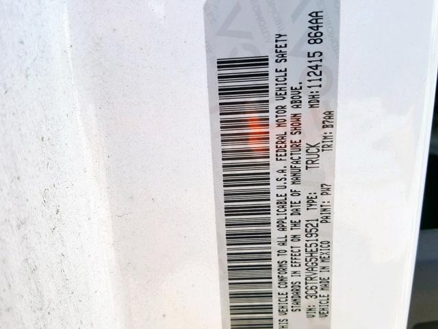 3C6TRVAG5HE519521 - 2017 RAM PROMASTER 白色 照片 10