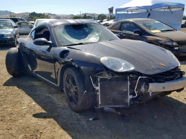 WP0AA29887U762341 - 2007 PORSCHE CAYMAN S BLACK photo 1