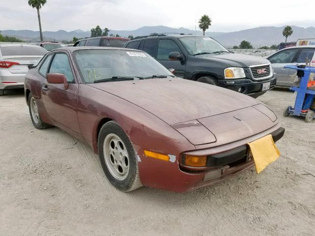 WP0AA0942FN453460 - 1985 PORSCHE 944 BURGUNDY photo 1