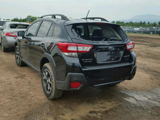 JF2GTAAC8JH339503 - 2018 SUBARU CROSSTREK BLACK photo 3