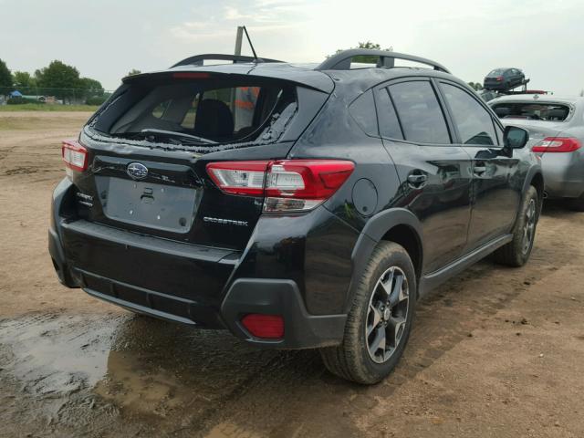 JF2GTAAC8JH339503 - 2018 SUBARU CROSSTREK BLACK photo 4