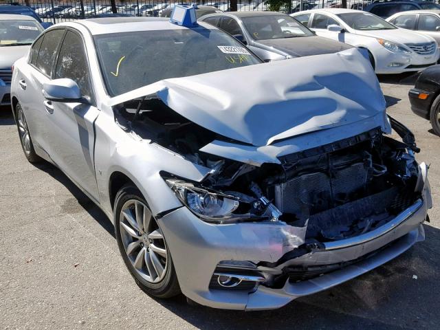 JN1BV7AP0FM331678 - 2015 INFINITI Q50 BASE SILVER photo 1