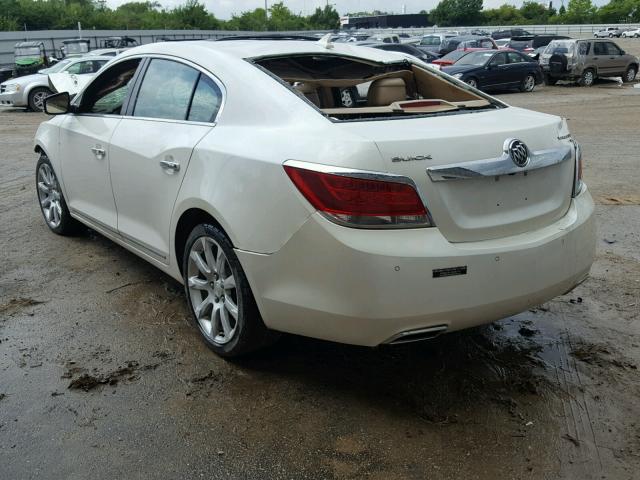 1G4GE5EV3AF285966 - 2010 BUICK LACROSSE C WHITE photo 3