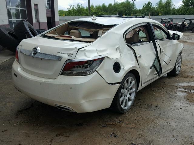 1G4GE5EV3AF285966 - 2010 BUICK LACROSSE C WHITE photo 4