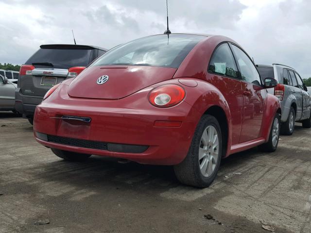 3VWRW31CX8M515979 - 2008 VOLKSWAGEN NEW BEETLE RED photo 4