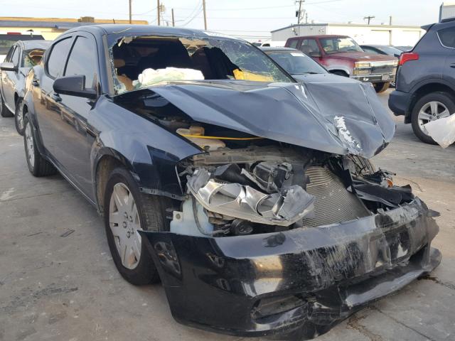 1B3BD4FB9BN608474 - 2011 DODGE AVENGER EX BLACK photo 1