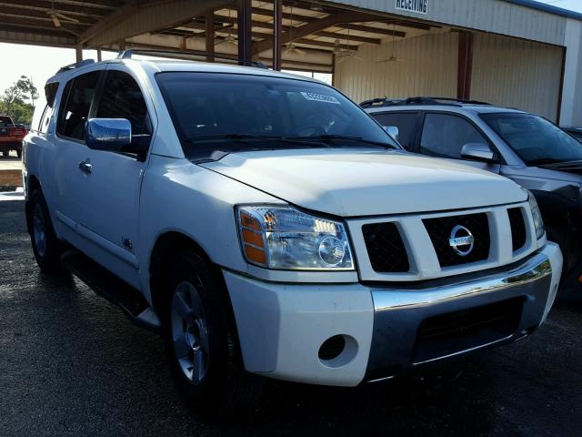 5N1AA08A56N726443 - 2006 NISSAN ARMADA SE WHITE photo 1