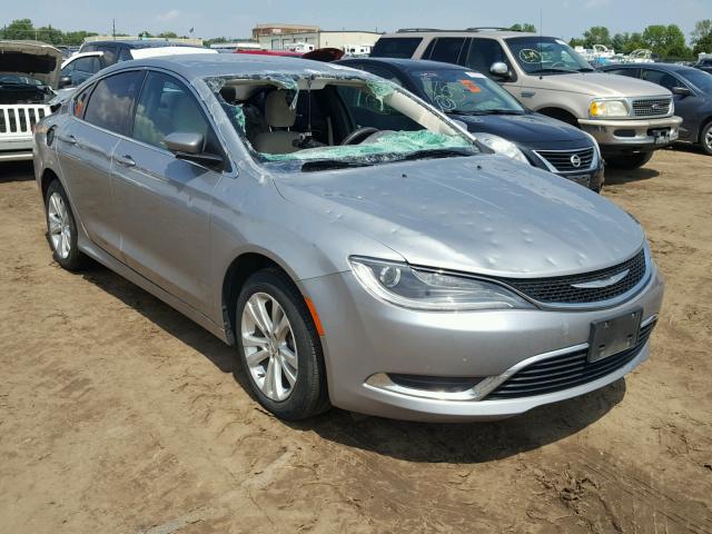 1C3CCCAB2FN703251 - 2015 CHRYSLER 200 LIMITE SILVER photo 1