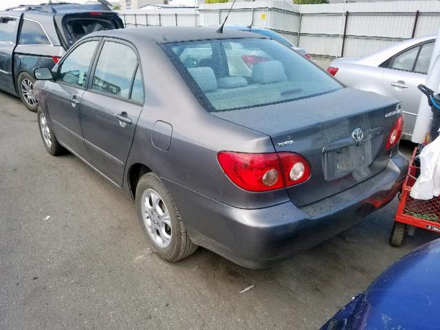 1NXBR32EX5Z389217 - 2005 TOYOTA COROLLA CE GRAY photo 3