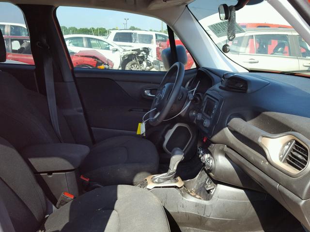 ZACCJAAT0FPB73343 - 2015 JEEP RENEGADE S 橙色 照片 5