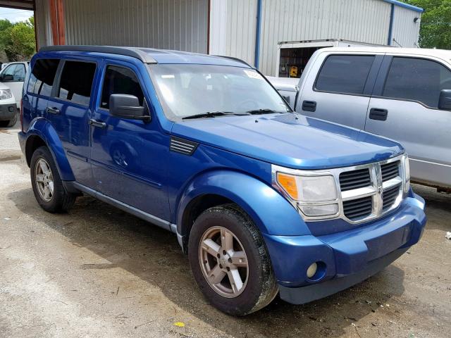 1D8GT28K29W542719 - 2009 DODGE NITRO SE BLUE photo 1