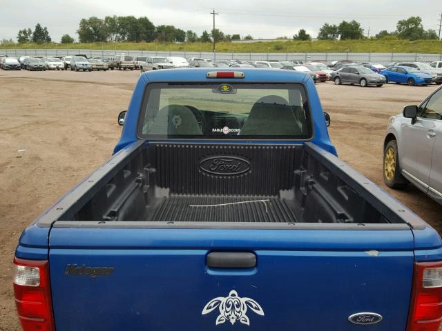 1FTYR10DX2TA20999 - 2002 FORD RANGER BLUE photo 6