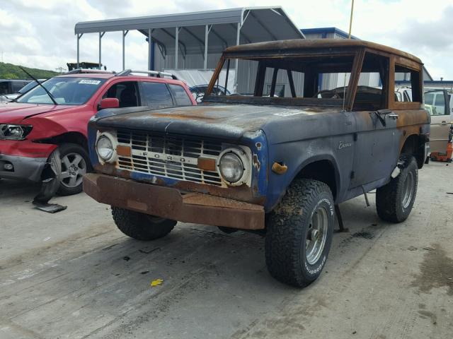 U15GLV65366 - 1975 FORD BRONCO BLUE photo 2