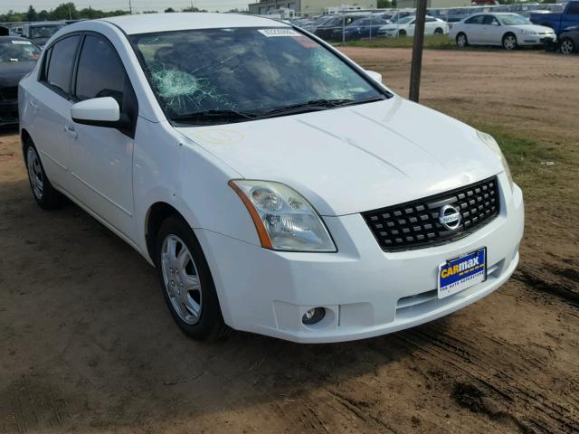 3N1AB61E78L688897 - 2008 NISSAN SENTRA 2.0 WHITE photo 1