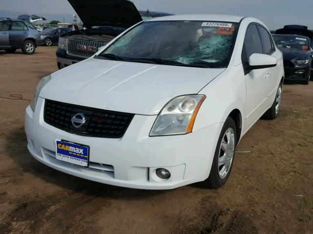 3N1AB61E78L688897 - 2008 NISSAN SENTRA 2.0 WHITE photo 2