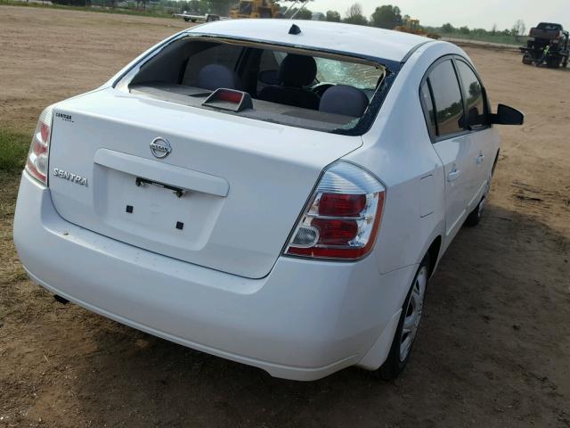 3N1AB61E78L688897 - 2008 NISSAN SENTRA 2.0 WHITE photo 4