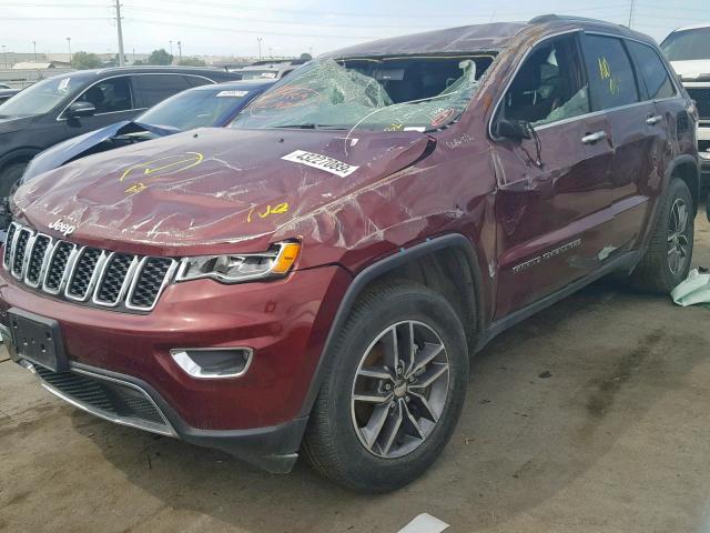 1C4RJFBG3JC244064 - 2018 JEEP GRAND CHER RED photo 2