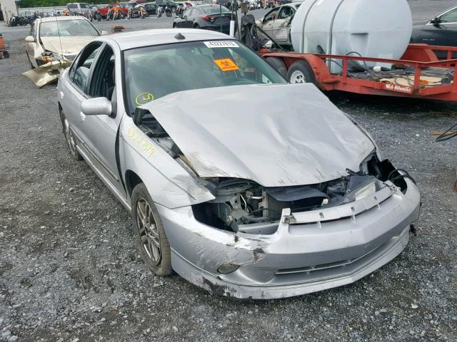 1G1JH52FX37165232 - 2003 CHEVROLET CAVALIER L SILVER photo 1