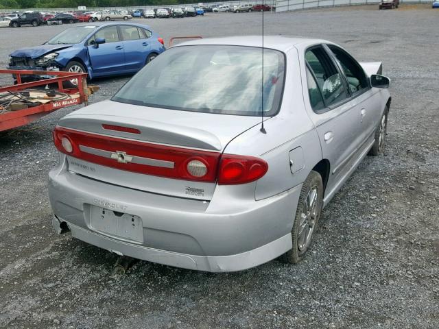 1G1JH52FX37165232 - 2003 CHEVROLET CAVALIER L SILVER photo 4