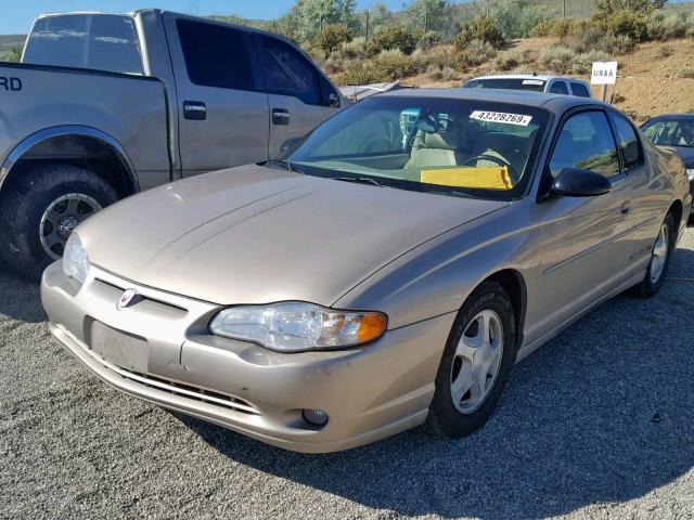 2G1WX15K539307995 - 2003 CHEVROLET MONTE CARL GOLD photo 2