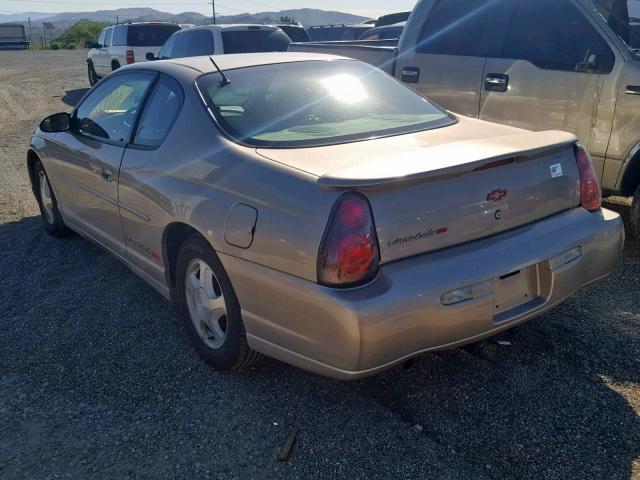 2G1WX15K539307995 - 2003 CHEVROLET MONTE CARL GOLD photo 3