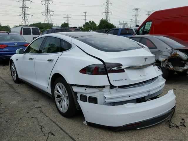 5YJSA1E27GF132433 - 2016 TESLA MODEL S WHITE photo 3