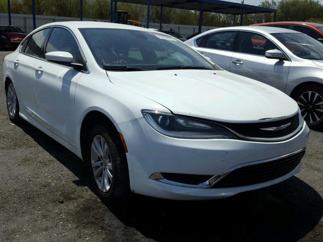 1C3CCCAB2FN575674 - 2015 CHRYSLER 200 LIMITE WHITE photo 1