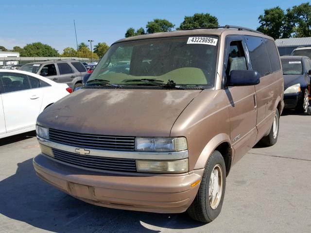 1GNDM19W1VB164847 - 1997 CHEVROLET ASTRO TAN photo 2