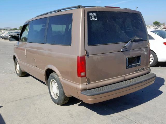 1GNDM19W1VB164847 - 1997 CHEVROLET ASTRO TAN photo 3