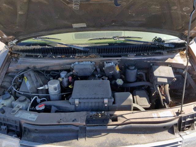 1GNDM19W1VB164847 - 1997 CHEVROLET ASTRO TAN photo 7