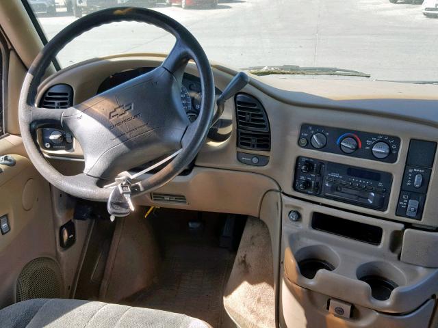 1GNDM19W1VB164847 - 1997 CHEVROLET ASTRO TAN photo 9