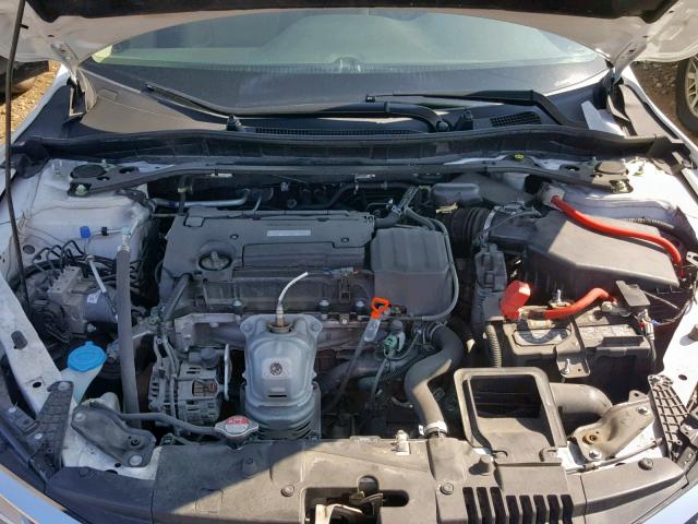 1HGCR2F98HA123671 - 2017 HONDA ACCORD EXL WHITE photo 7