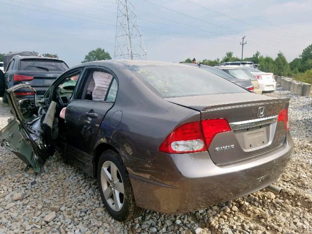 19XFA16699E023029 - 2009 HONDA CIVIC LX-S رمادي صورة 3