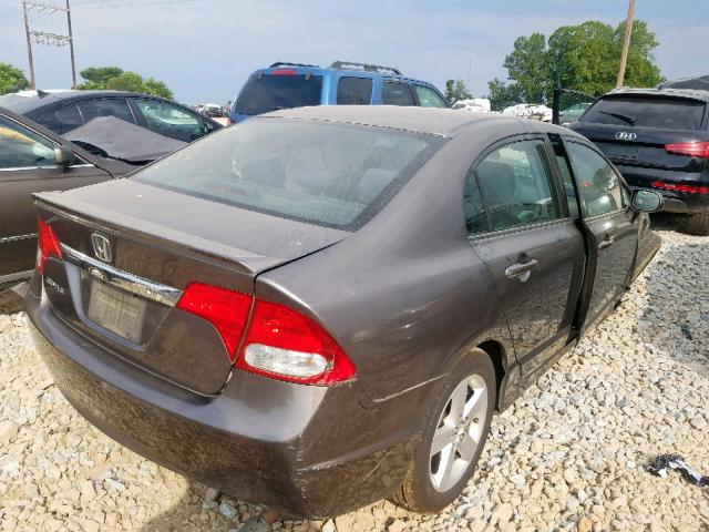 19XFA16699E023029 - 2009 HONDA CIVIC LX-S رمادي صورة 4