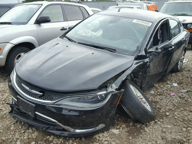 1C3CCCAB5GN142335 - 2016 CHRYSLER 200 LIMITE BLACK photo 2