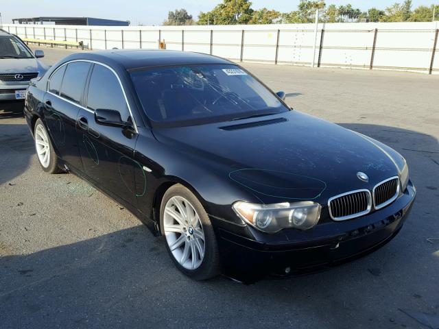 WBAGL63555DP76167 - 2005 BMW 745 I BLACK photo 1