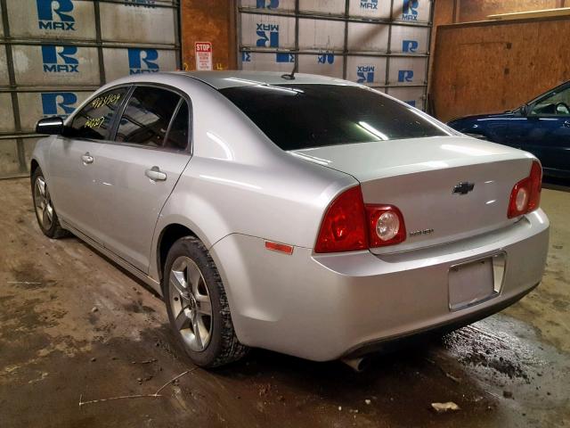 1G1ZC5EB7A4158537 - 2010 CHEVROLET MALIBU 1LT 银色 照片 3