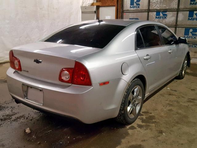 1G1ZC5EB7A4158537 - 2010 CHEVROLET MALIBU 1LT 银色 照片 4