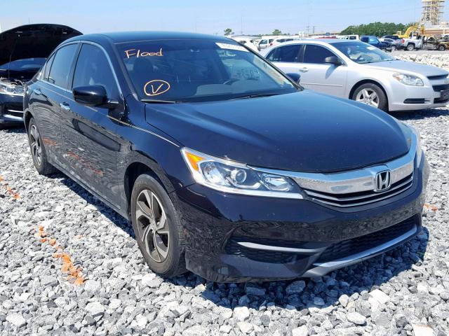 1HGCR2F31HA061946 - 2017 HONDA ACCORD LX BLACK photo 1