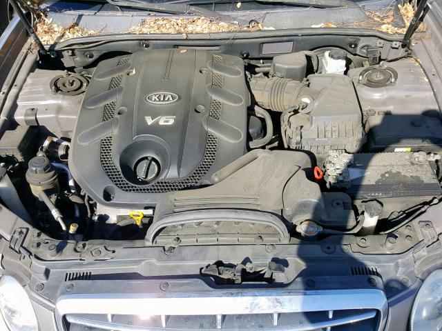 KNALD125685163425 - 2008 KIA AMANTI BROWN photo 7