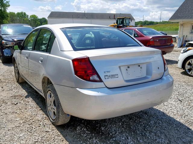 1G8AJ55F77Z193548 - 2007 SATURN ION LEVEL SILVER photo 3