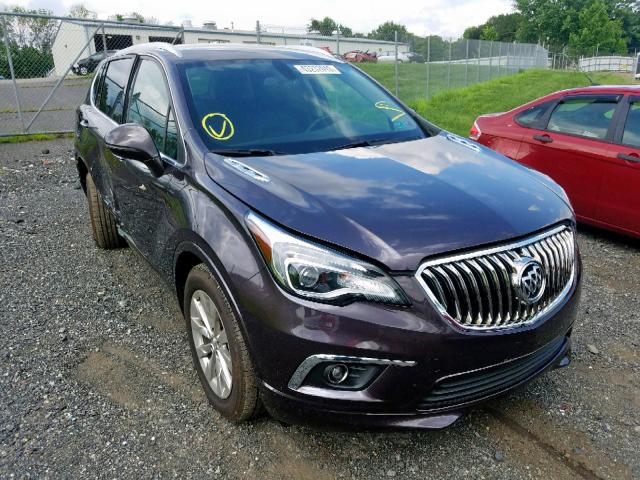 LRBFX2SA8JD080390 - 2018 BUICK ENVISION E PURPLE photo 1