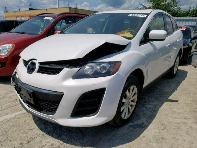 JM3ER2B56B0379998 - 2011 MAZDA CX-7 WHITE photo 2