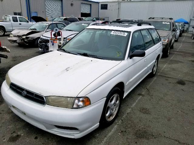 4S3BK4359X7311610 - 1999 SUBARU LEGACY L WHITE photo 2