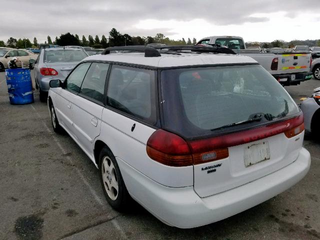 4S3BK4359X7311610 - 1999 SUBARU LEGACY L WHITE photo 3