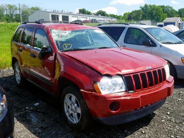 1J4GR48K76C259104 - 2006 JEEP GRAND CHER RED photo 1