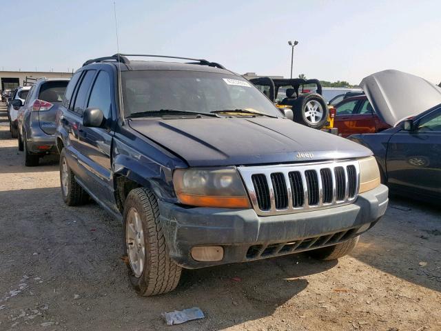 1J4GW48S31C724673 - 2001 JEEP GRAND CHER BLUE photo 1