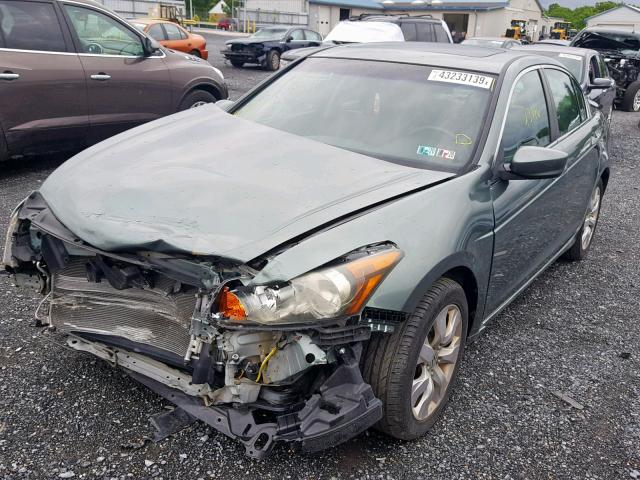 1HGCP26848A058296 - 2008 HONDA ACCORD EXL GREEN photo 2