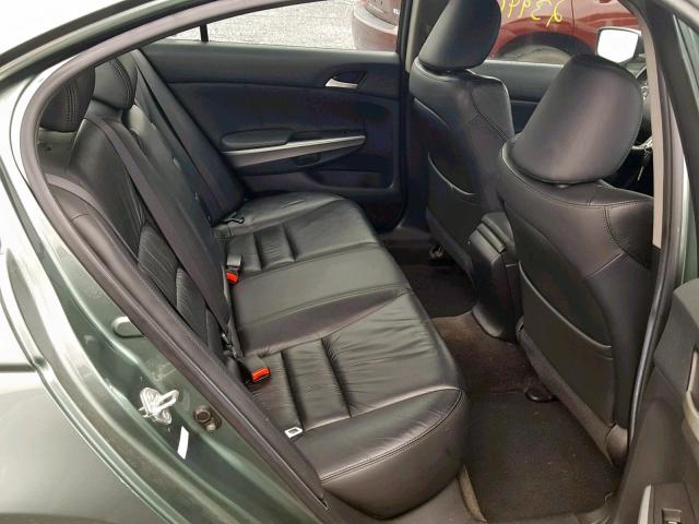 1HGCP26848A058296 - 2008 HONDA ACCORD EXL GREEN photo 6