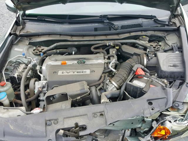 1HGCP26848A058296 - 2008 HONDA ACCORD EXL GREEN photo 7